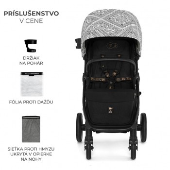 KINDERKRAFT Kočík športový Mitzy Lunar Black Bizuu