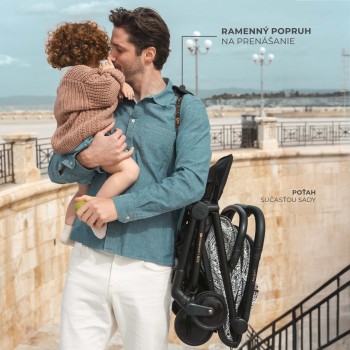 KINDERKRAFT Kočík športový Pilot 2 Lunar Black Bizuu