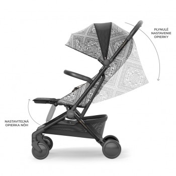 KINDERKRAFT Kočík športový Pilot 2 Lunar Black Bizuu