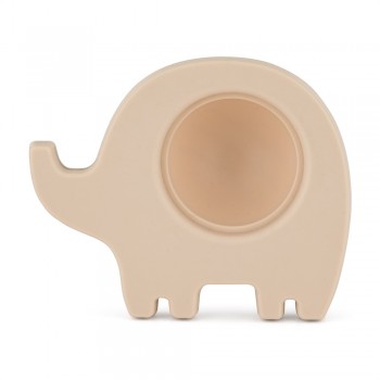PETITE&MARS Hračka silikónová Elephant Edwin Dusty Rose 6m+