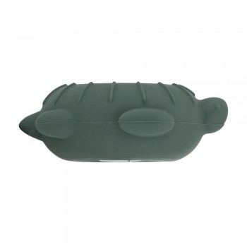 PETITE&MARS Teplomer silikónový digitálny do vody Turtle Terry Misty Green 0m+
