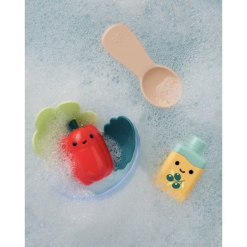 SKIP HOP Sada do vane 12m+ Tub to table café - Zábavný šalát