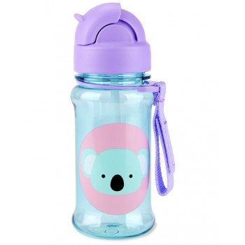 SKIP HOP Zoo tritan Fľaša so slamkou 355ml Koala 12m+