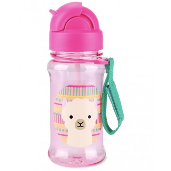 SKIP HOP Zoo tritan Fľaša so slamkou 355ml Llama 12m+
