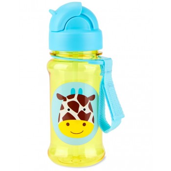 SKIP HOP Zoo tritan Fľaša so slamkou 355ml Žirafa 12m+