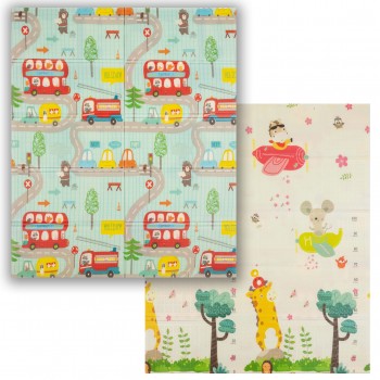 Obojstranná podložka road/cars 200x150x1 cm CH 4305