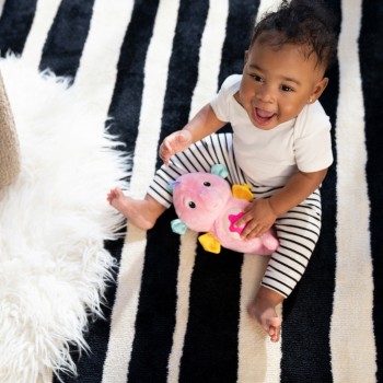 BABY EINSTEIN Hračka upokojujúca so senzorom plaču morský koník ružový Sea Dreams Seahorse™ 0m+