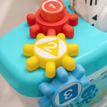 BABY EINSTEIN Toaleta detská so zvukom 2v1 Geared for Success™ 18m+