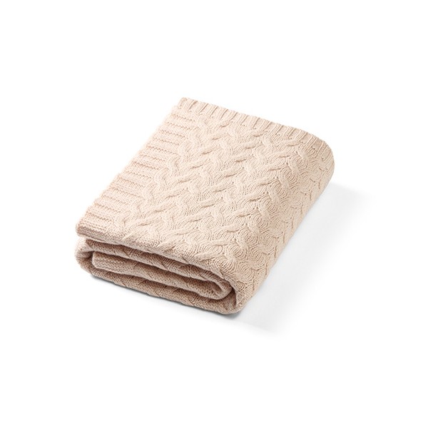 BABYONO Deka z merino vlny 75 x 100 cm light beige 0m+