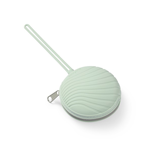 BABYONO Puzdro na cumlík silikónové mintové 0m+