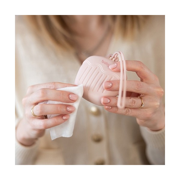 BABYONO Puzdro silikónové na cumlík ružová 0m+ BABYONO Puzdro silikónové na cumlík ružová 0m+