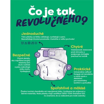 BAMBINO MIO Plienka revolučná opakovane použiteľná Bam