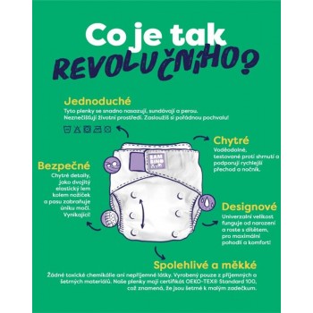 BAMBINO MIO Plienka revolučná opakovane použiteľná Bam