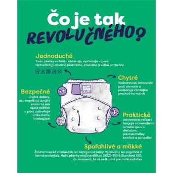 BAMBINO MIO Plienka revolučná opakovane použiteľná Chomp