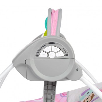 BRIGHT STARTS Hojdačka s melódiou Pink Paradise™ 0m+ do 9kg