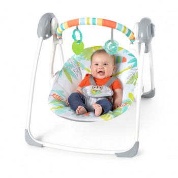 BRIGHT STARTS Hojdačka s melódiou Rainforest Vibes™ 0m+ do 9kg