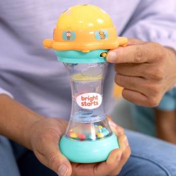 BRIGHT STARTS Hračka hudobná hrkálka slniečko Just for Sun™ 6m+