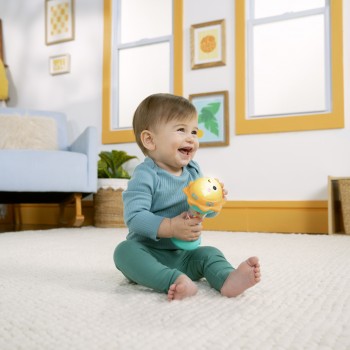 BRIGHT STARTS Hračka hudobná hrkálka slniečko Just for Sun™ 6m+