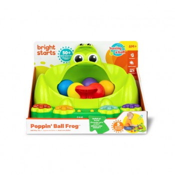 BRIGHT STARTS Hračka interaktívna Poppin' Ball Frog™ 6m+