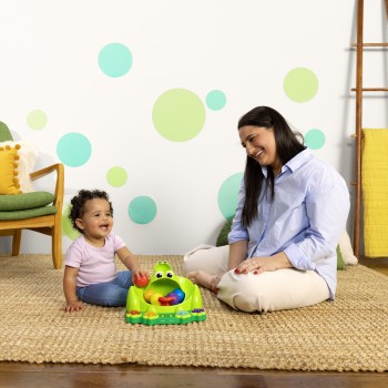 BRIGHT STARTS Hračka interaktívna Poppin' Ball Frog™ 6m+