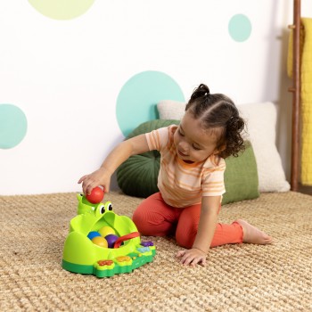 BRIGHT STARTS Hračka interaktívna Poppin' Ball Frog™ 6m+