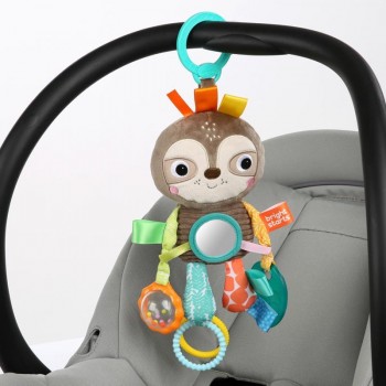 BRIGHT STARTS Hračka na C krúžku Playful Pals leňochod 0m+