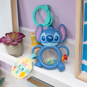 BRIGHT STARTS Hračka na C krúžku senzorická Stitch Tummy Tumble™ 0m+