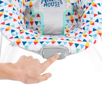 BRIGHT STARTS Lehátko vibrujúce MICKEY MOUSE Happy Triangles™ 0m+ do 9kg