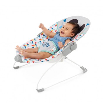 BRIGHT STARTS Lehátko vibrujúce MICKEY MOUSE Happy Triangles™ 0m+ do 9kg
