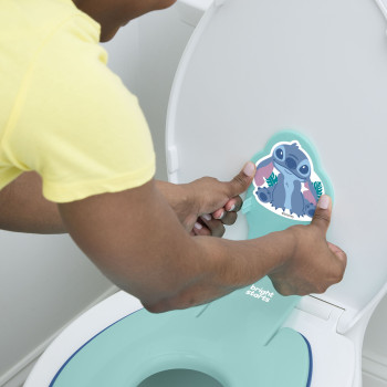 BRIGHT STARTS Redukcia na WC nalepovacia Flip & Sit™ STITCH™ 18m+, do 23kg