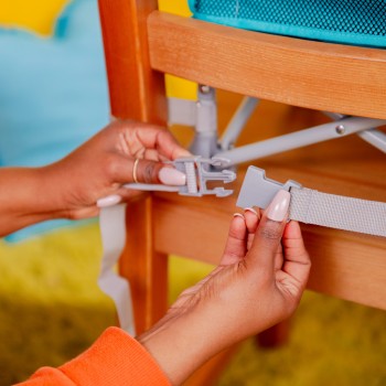 BRIGHT STARTS Stolička jedálenská prenosná Pop 'N Sit™ 6m+ do 15kg
