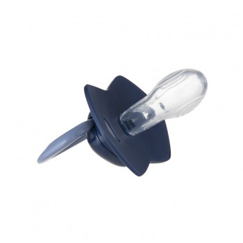 CANPOL BABIES Cumlík silikónový symetrický Light touch GOLD 18m+m 2ks modrý