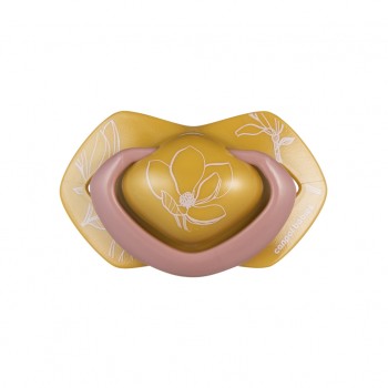 CANPOL BABIES Cumlík silikónový symetrický Light touch GOLD 6-18m 2ks ružový