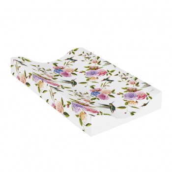 CEBA Podložka prebaľovacia 2-hranná mäkká COSY (50x70) Flora&Fauna Flores