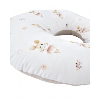 EKO Vankúš na dojčenie malý Velvet Ballerina Mouse 60x60cm