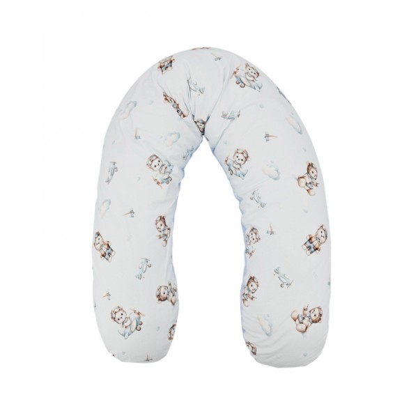 EKO Vankúš na dojčenie Velvet Pilot Bear 180cm