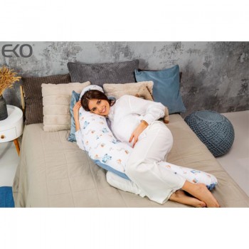 EKO Vankúš na dojčenie Velvet Pilot Bear 180cm