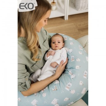 EKO Vankúš na dojčenie Velvet Pilot Bear 180cm