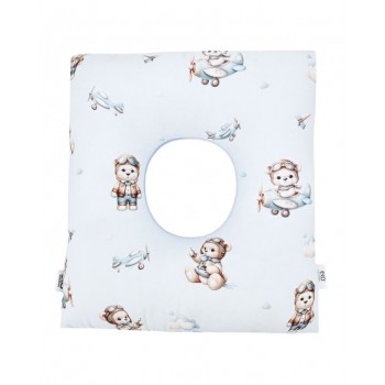 EKO Vankúš popôrodný Pilot Bear 40x40cm