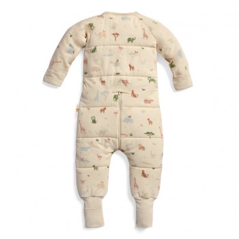 ERGOPOUCH Overal na spanie organická bavlna Onesie Savannah 6-12 m, 2,5 tog