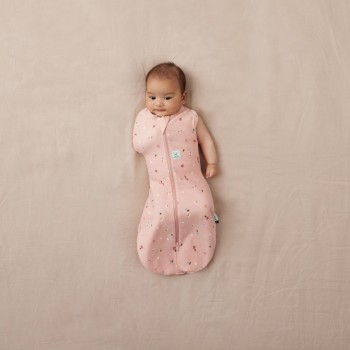 ERGOPOUCH Zavinovačka a vak na spanie 2v1 Cocoon Daisies 6-12 m, 8-10 kg, 0,2 tog