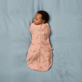 ERGOPOUCH Zavinovačka a vak na spanie 2v1 Cocoon Elephant Parade 3-6 m, 6-8 kg, 1 tog