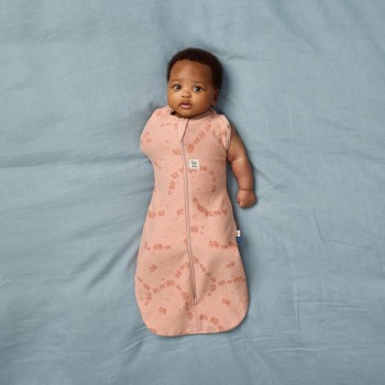 ERGOPOUCH Zavinovačka a vak na spanie 2v1 Cocoon Elephant Parade 3-6 m, 6-8 kg, 1 tog
