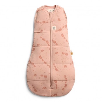 ERGOPOUCH Zavinovačka a vak na spanie 2v1 Cocoon Elephant Parade 3-6 m, 6-8 kg, 2,5 tog