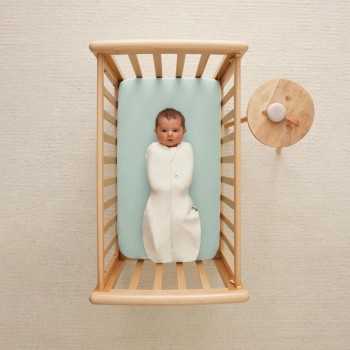ERGOPOUCH Zavinovačka a vak na spanie 2v1 Cocoon Oatmeal Marle 3-6 m, 6-8 kg, 1 tog