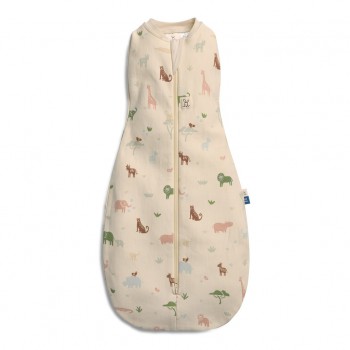 ERGOPOUCH Zavinovačka a vak na spanie 2v1 Cocoon Savannah 0-3 m, 3-6 kg, 1 tog