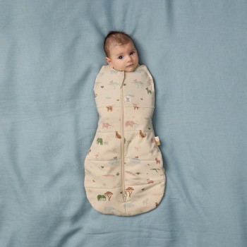 ERGOPOUCH Zavinovačka a vak na spanie 2v1 Cocoon Savannah 0-3 m, 3-6 kg, 2,5 tog