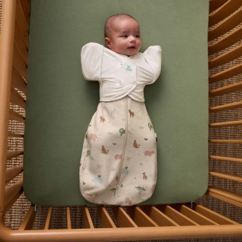 ERGOPOUCH Zavinovačka a vak na spanie 2v1 Cocoon Savannah 3-6 m, 6-8 kg, 1 tog