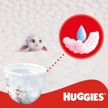 HUGGIES® Nohavičky jednorazové Little Movers Pants veľ. 5 (12-17 kg), 104 ks BOX
