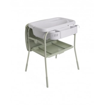 CHICCO Stolík prebaľovací s vaničkou Cuddle & Bubble - Oasis 0m+, do 11kg